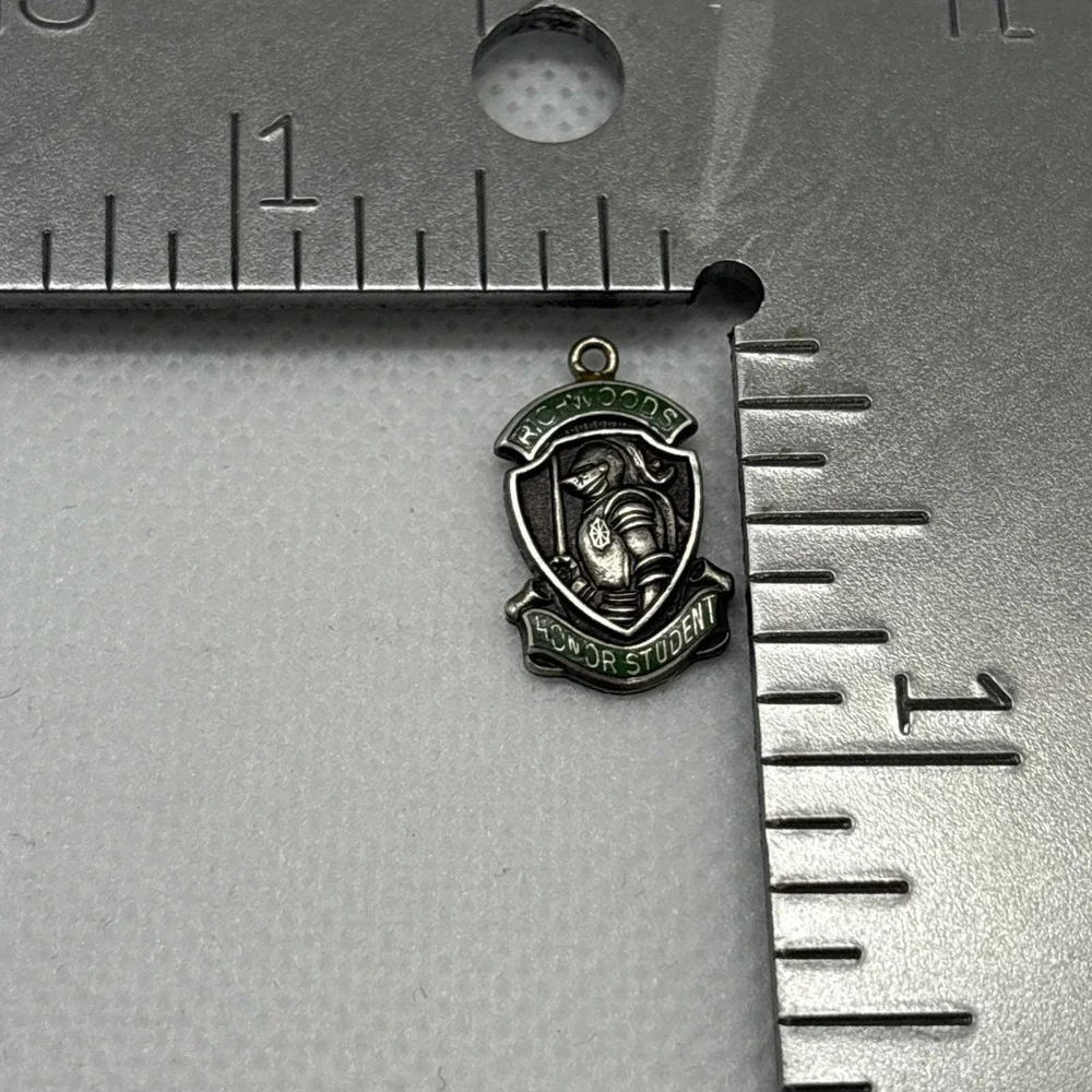 Vintage‎ Richwoods High SchooI Illinois Lot 3 Charm Pendant Sterling 925 Silver